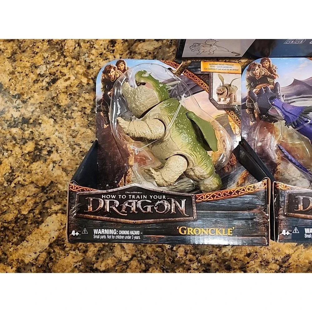 Dreamworks How To Train Your Dragon 2025 Skrill,‎ Gronkle & Rumblehorn